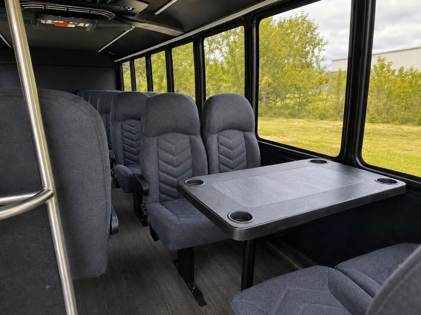 15 passenger minibus inside