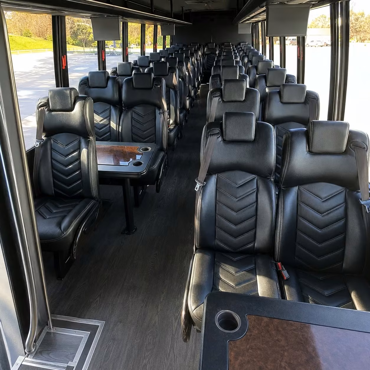 25 passenger minibus inside