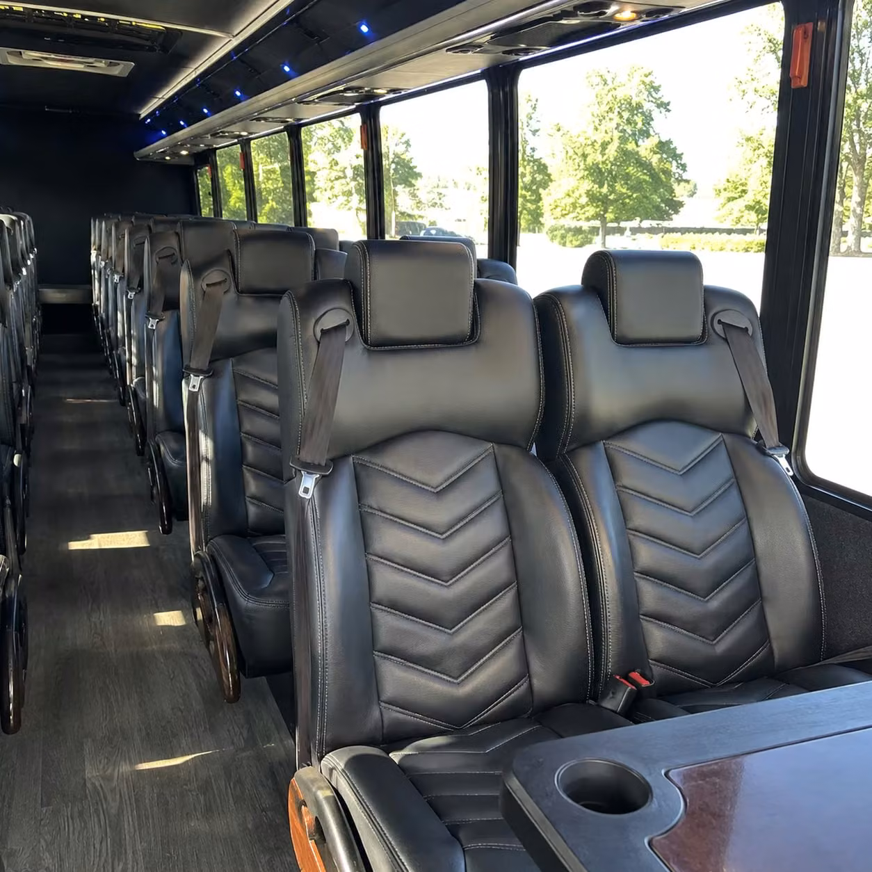 30 passenger minibus interior
