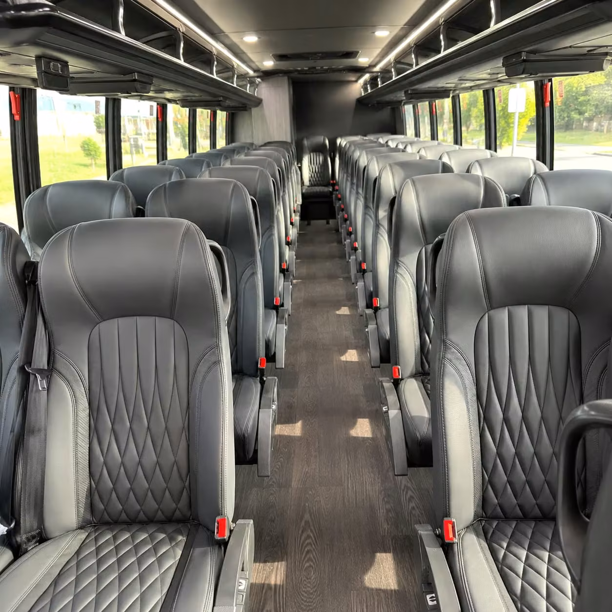 35 passenger minibus inside