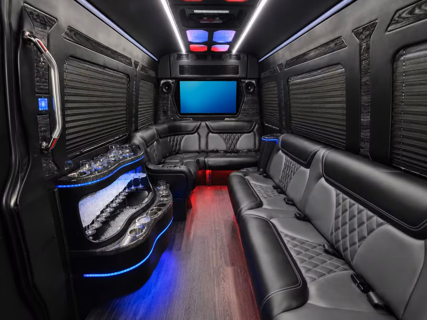 corporate campus event shuttles across the peninsula
