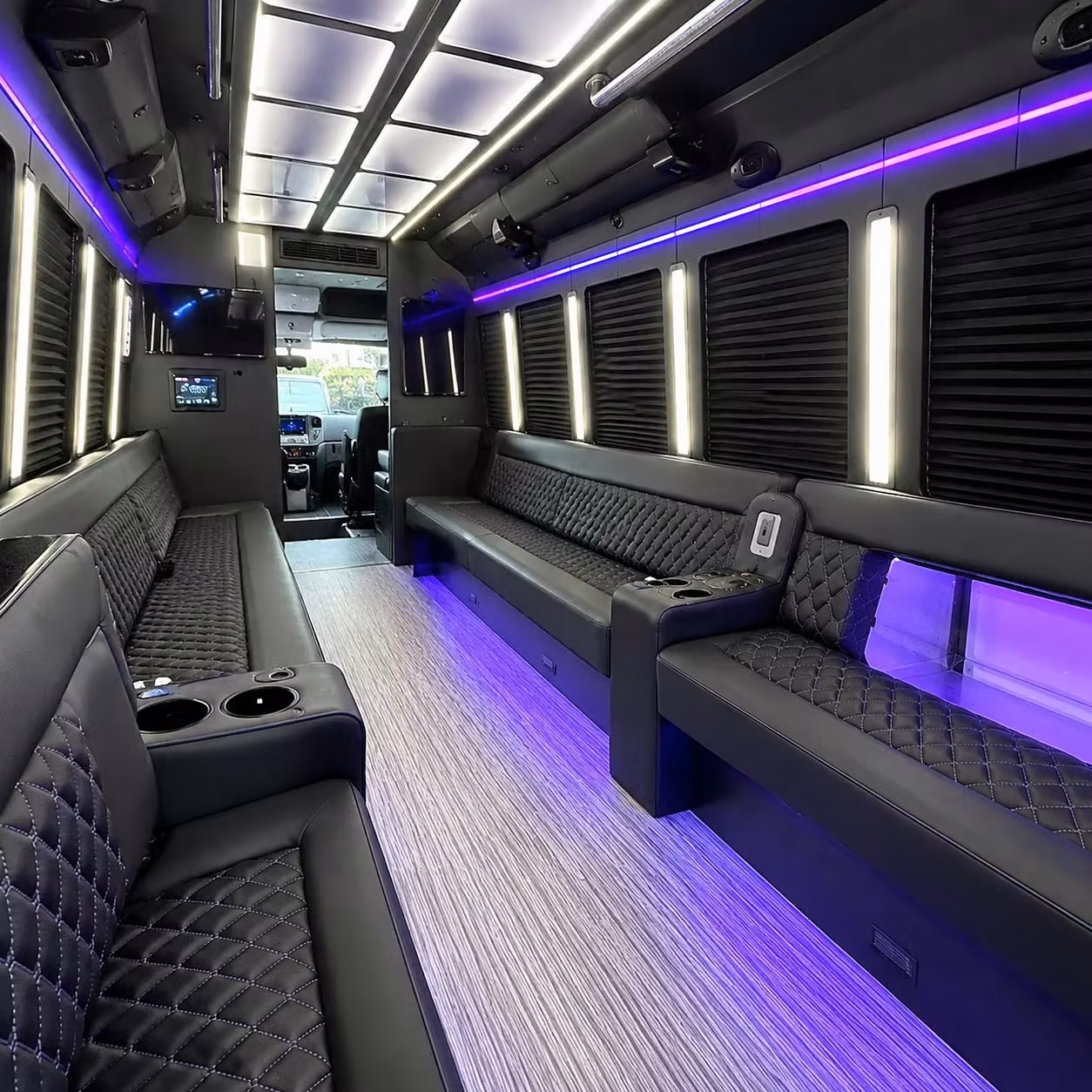 party bus rentals for san mateo high school prom night