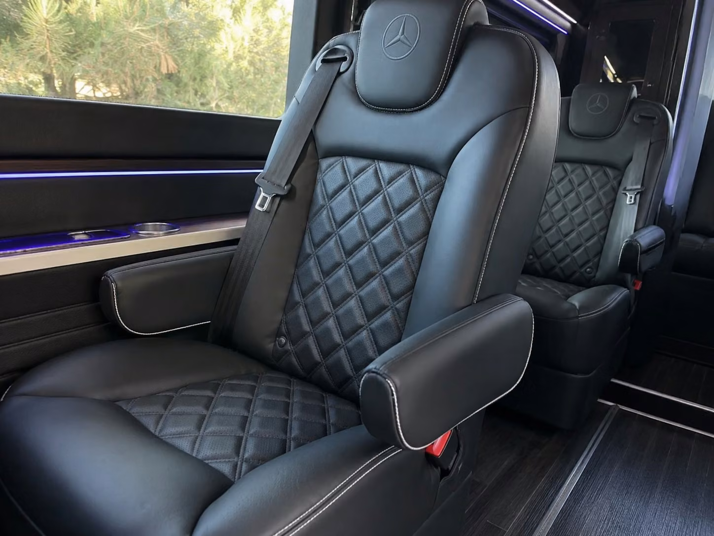 sprinter van with driver interior